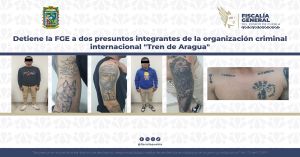 Detienen a dos presuntos integrantes de la organización criminal internacional &quot;Tren de Aragua&quot;