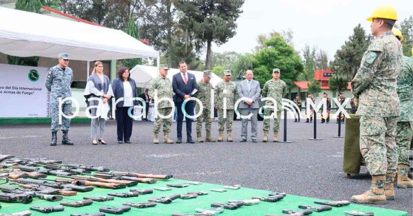 Resalta Armenta el programa “Sí al desarme, sí a la paz”