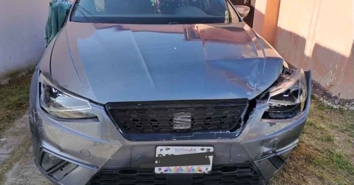 Detiene GN a sujeto que golpeó a patrulla luego de huir sin pagar en gasolinera