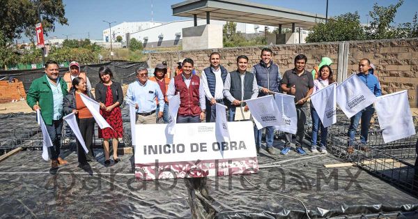 Arranca Omar Muñoz construcción de Subcomandancia de Policía de San Lorenzo Almecatla