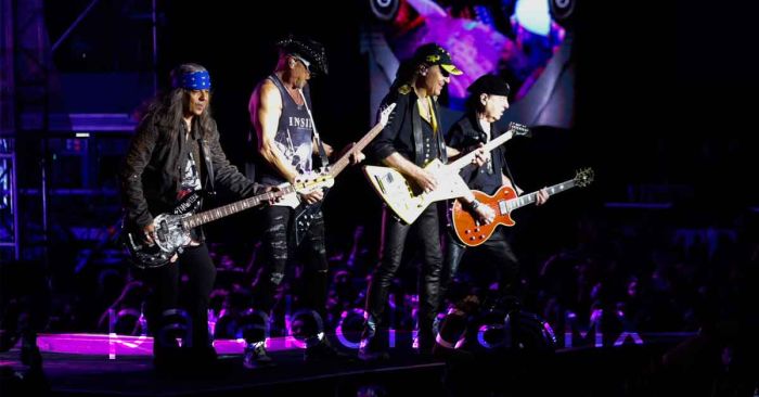 Resuena en la Feria la legendaria banda de rock Scorpions
