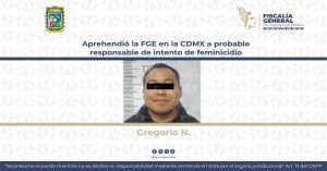 Detienen a Jos&eacute; Gregorio N., acusado por feminicidio en grado de tentativa