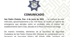 Localiza SSC Cholula motocicleta de ladrones del Sam&#039;s Forjadores