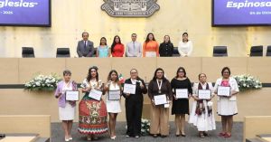 Entrega Congreso del Estado Medalla Ángeles Espinosa Yglesias 2025