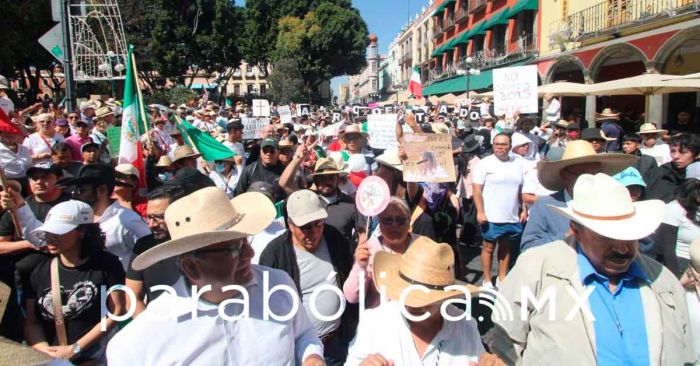 Garantiz&oacute; Gobierno de Puebla seguridad a manifestantes de la "Generaci&oacute;n Z"