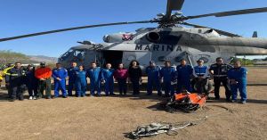 Combaten incendios con helic&oacute;pteros MI-17 en SLP y Nayarit