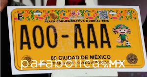 Presenta Clara Brugada la Placa Vehicular Conmemorativa del Mundial 2026