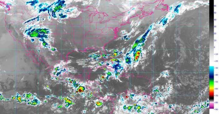 Seguirán lluvias fuertes en Occidente, Centro, Sur y Sureste de México