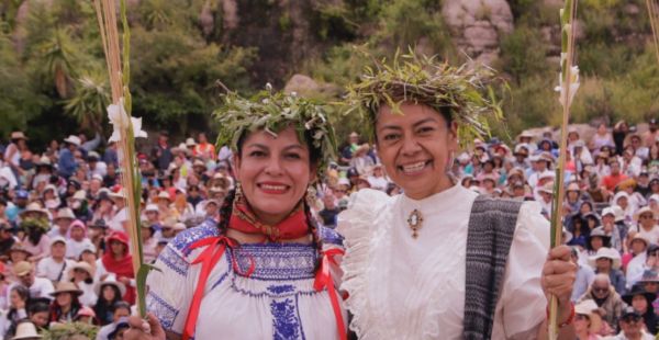 Encabeza Lupita Cuautle participación de San Andrés Cholula en el Huey Atlixcáyotl