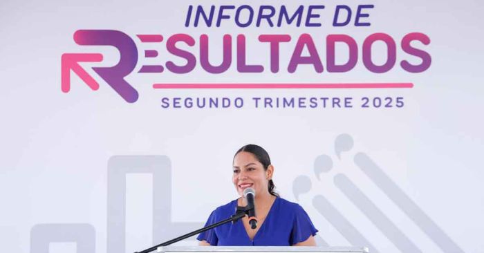 Rinde Lupita Cuautle su informe trimestral