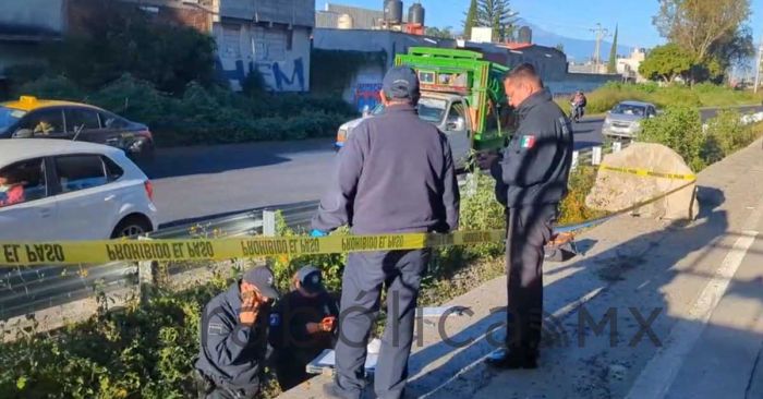 Muere motociclista en la autopista México-Puebla