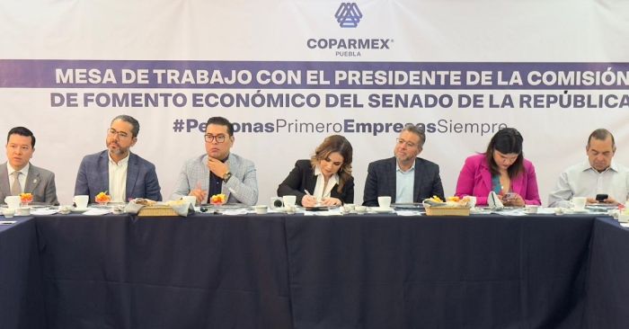 Se reúne COPARMEX con el presidente de la comisión de Fomento Económico del Senado