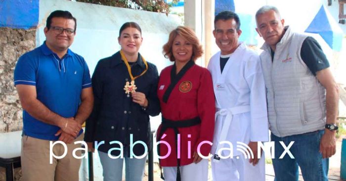 Celebra Bety Sánchez impulso al deporte; promueve el Tae Kwon Do en Zacatlán