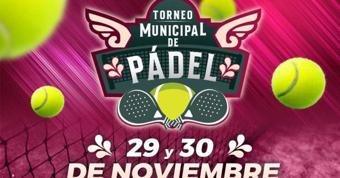 Invitan al Primer Torneo Municipal de P&aacute;del 2025