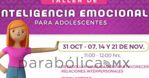 Invita DIF Puebla Capital al taller de inteligencia emocional
