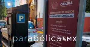 Reanudan el sistema de parquímetros en San Pedro Cholula