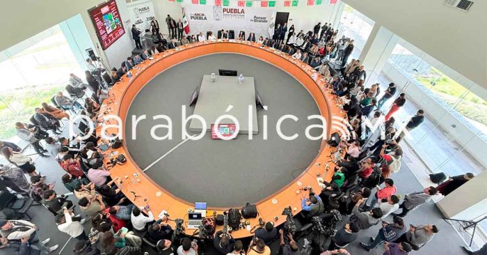 Realiza Gobierno estatal la mañanera desde Puebla