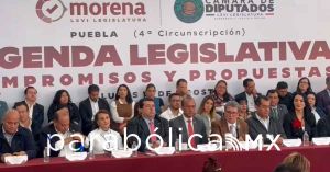 Presentan Diputados federales de Morena su agenda legislativa en Puebla