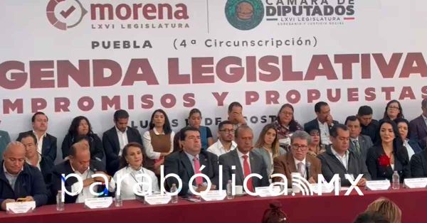 Presentan Diputados federales de Morena su agenda legislativa en Puebla