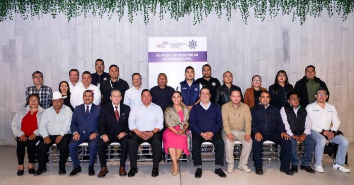 Encabeza Lupita Cuautle Mesa Intermunicipal de Seguridad