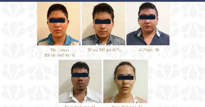 Firme sentencia de 50 años de prisión contra cinco secuestradores de Huauchinango