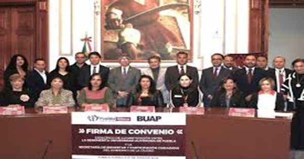 Firman convenio Gobierno de la Ciudad y BUAP para alfabetizar a poblanos