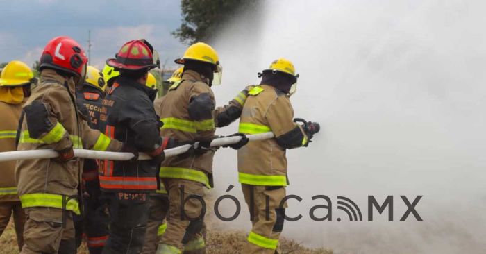 Capacitan a elementos de PC en San Andr&eacute;s Cholula en atenci&oacute;n de riesgos