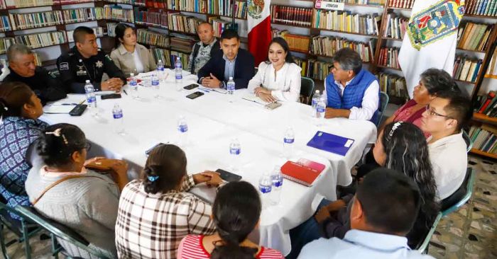 Reafirma Tonantzin Fern&aacute;ndez compromiso con la seguridad en San Agust&iacute;n Calvario