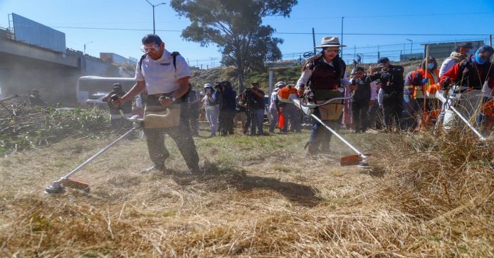 Se suma gobierno de Cholula a las Faenas Comunitarias de Alejandro Armenta