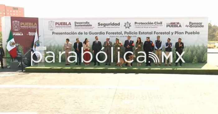 Presenta Armenta la Policía Estatal Forestal