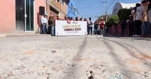 Rehabilita Tonantzin Fernández vialidades olvidadas de San Pedro Cholula