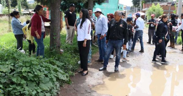 Arranca Tonantzin Fernández obras en juntas auxiliares