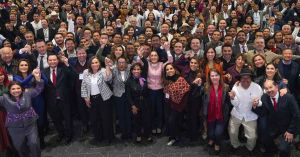 Lidera Claudia Sheinbaum encuentro nacional con alcaldes y gobernadores