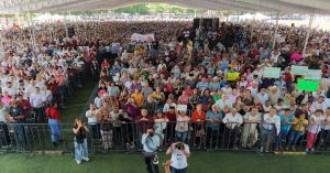 Se reúne Claudia Sheinbaum con más de medio millón de personas en fin de semana al Norte de México