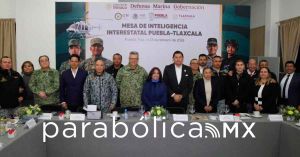 Encabezan Armenta y Cu&eacute;llar la Mesa de Inteligencia Interestatal Puebla-Tlaxcala