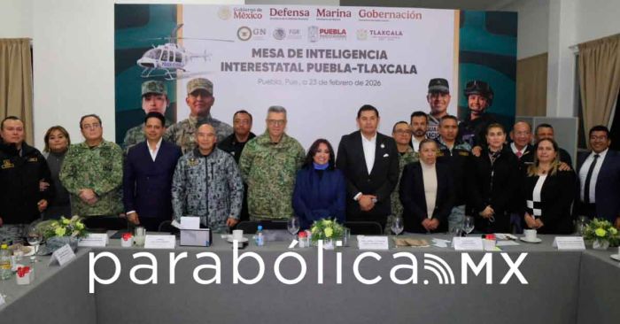 Encabezan Armenta y Cu&eacute;llar la Mesa de Inteligencia Interestatal Puebla-Tlaxcala