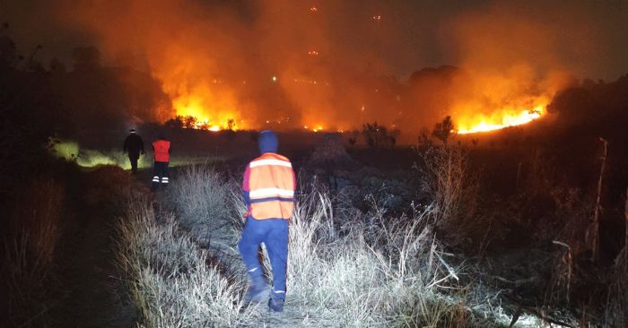 Implementan en San Pedro Cholula acciones por incendios en Cerro Zapotecas