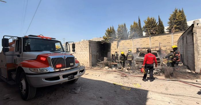 Se registra incendio en vivienda de colonia Jorge Murad Macluf