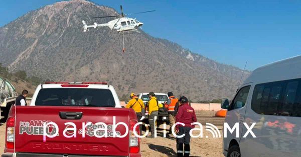 Controla gobierno estatal incendios en Puebla; reportan cuatro siniestros activos