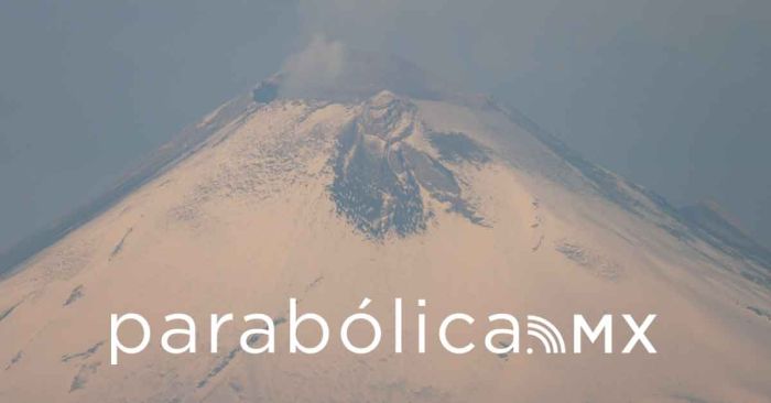 Se activa el Popocat&eacute;petl, lanza gigantesca fumarola matutina