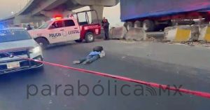 Muere atropellado en la lateral de la M&eacute;xico-Puebla