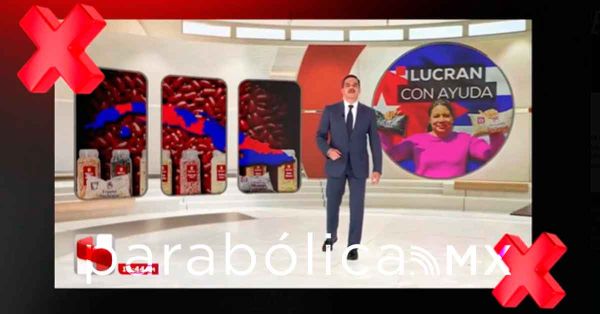 Miente TV Azteca: Falso que se venda en Cuba la ayuda humanitaria enviada por M&eacute;xico