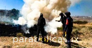 Coordina SSP Estatal extinci&oacute;n de cuatro incendios en Tepatlaxco, Puebla y Tlachichuca