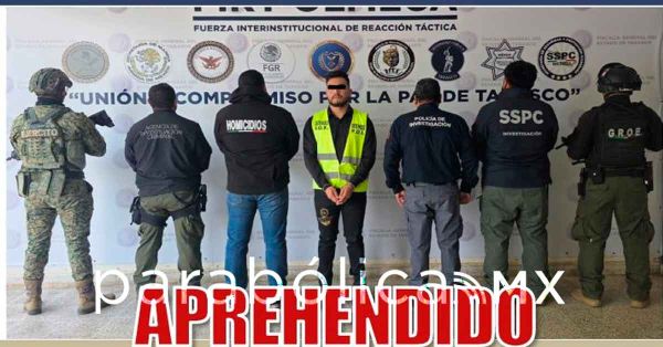 Aprehenden en Tabasco a sujeto se&ntilde;alado por homicidio calificado en Puebla
