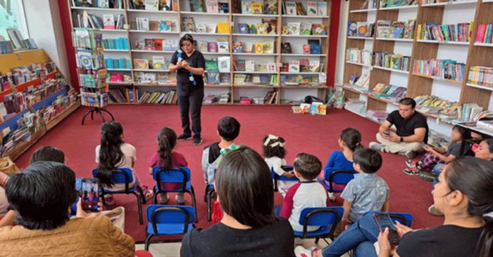 Recibe Librer&iacute;a CCU a ni&ntilde;os en la &ldquo;Hora m&aacute;gica de los cuentos&rdquo;