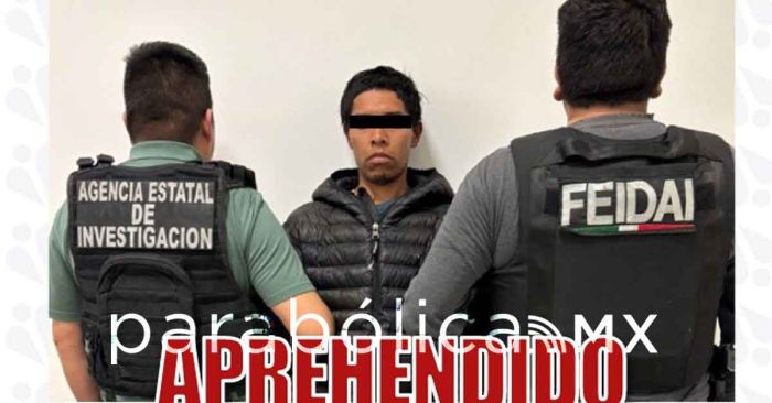 Aprehende FGE a probable responsable de robo agravado en Atlixco