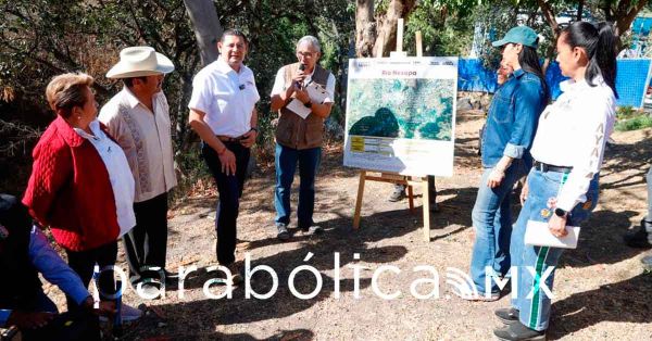 Supervisa Armenta la estrategia integral de saneamiento en el R&iacute;o Nexapa