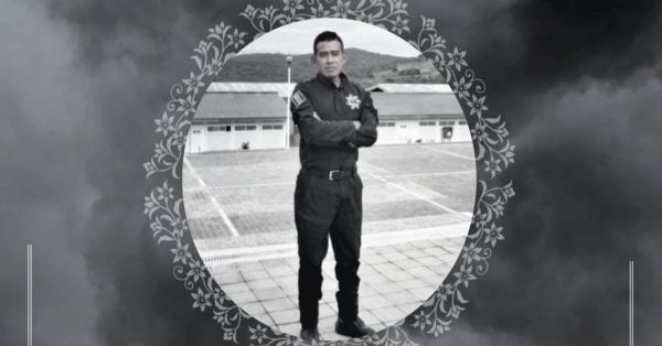 Confirman fallecimiento del oficial Giovanny Valencia durante capacitaci&oacute;n en  UCIPS