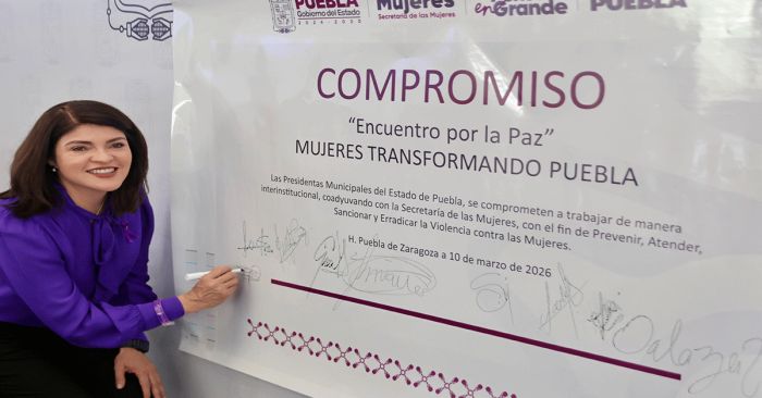 Firma Bety S&aacute;nchez compromiso para la erradicar la violencia hacia las mujeres