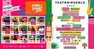 Lista la cartelera del Palenque y Teatro del Pueblo de la Feria de Puebla